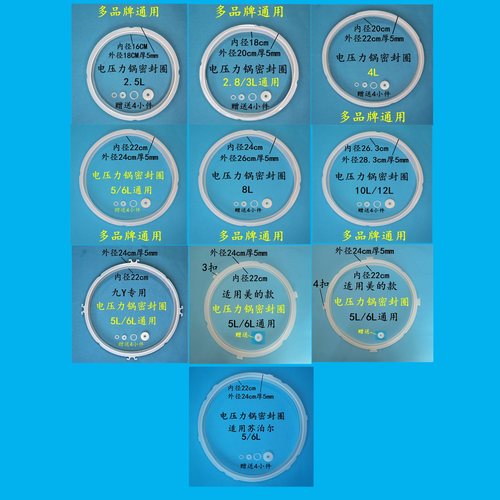 电压力锅优质密封圈通用配件促销