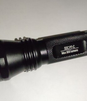 ssc p7 900流明  高低两档 18650手电筒 外贸出口  MTE