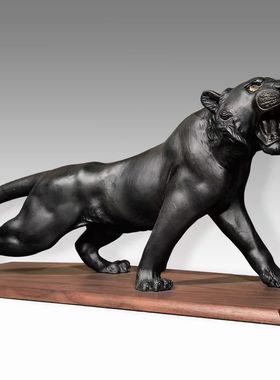 汉威金属钢虎 工艺品摆件