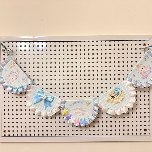 荷兰猪侏儒兔小宠笼子装饰挂件彩旗宠物魔片笼彩旗达洋笼布置彩旗