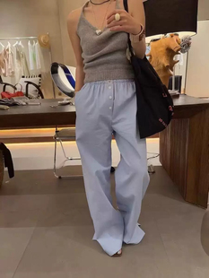 打折现货韩国东大门unbound2025春夏新向日葵同款气质百搭休闲裤