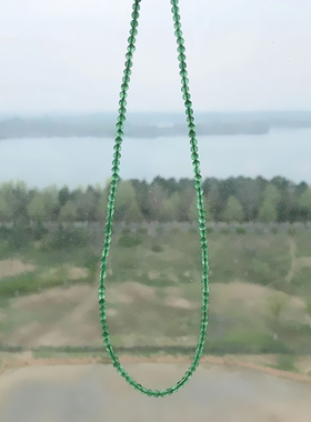 尖晶石锁骨链女通勤项链