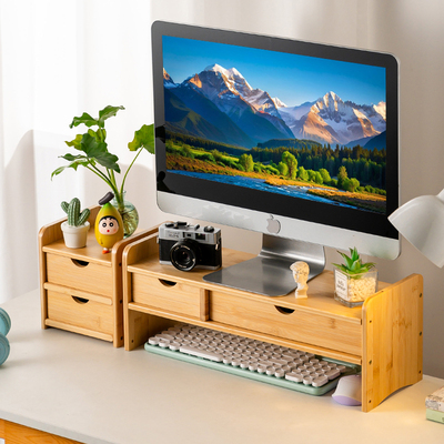 电脑显示器增高架办公工位置物架