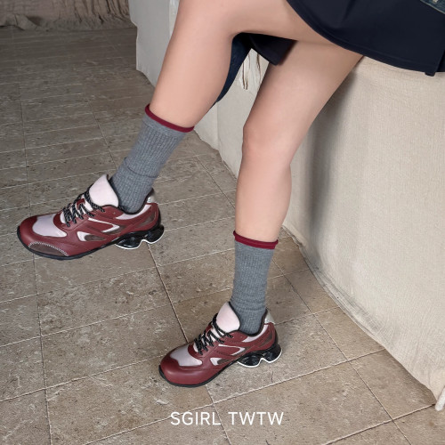 SGIRL TWTW厚底老爹鞋女2026新款透气轻便显脚小户外运动休闲潮鞋