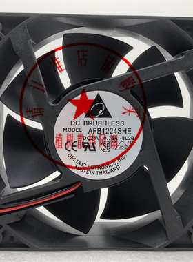 AFB1224SHE  DC24V 0.75A全新台达散热风扇12038 变频器风扇