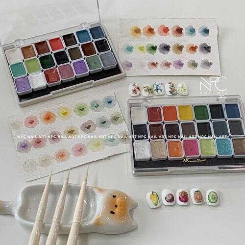 新手友好无废色易上色水彩盘