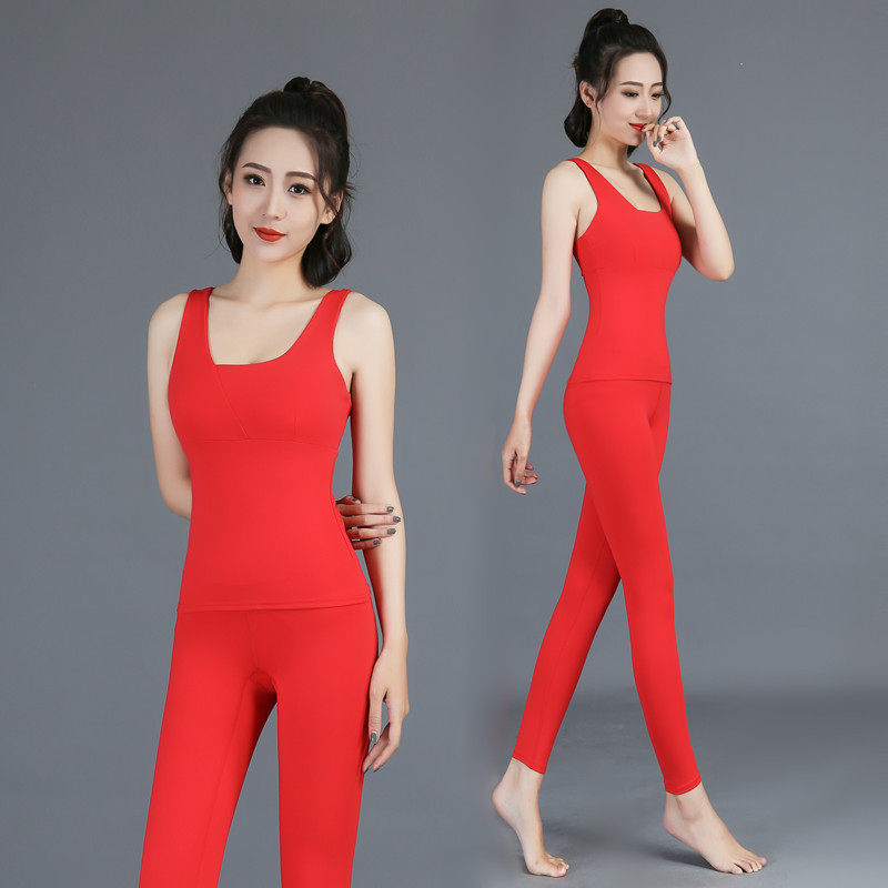 裸感瑜伽服套装速干健身房服运动女收腹高腰2024春夏新薄款凉快