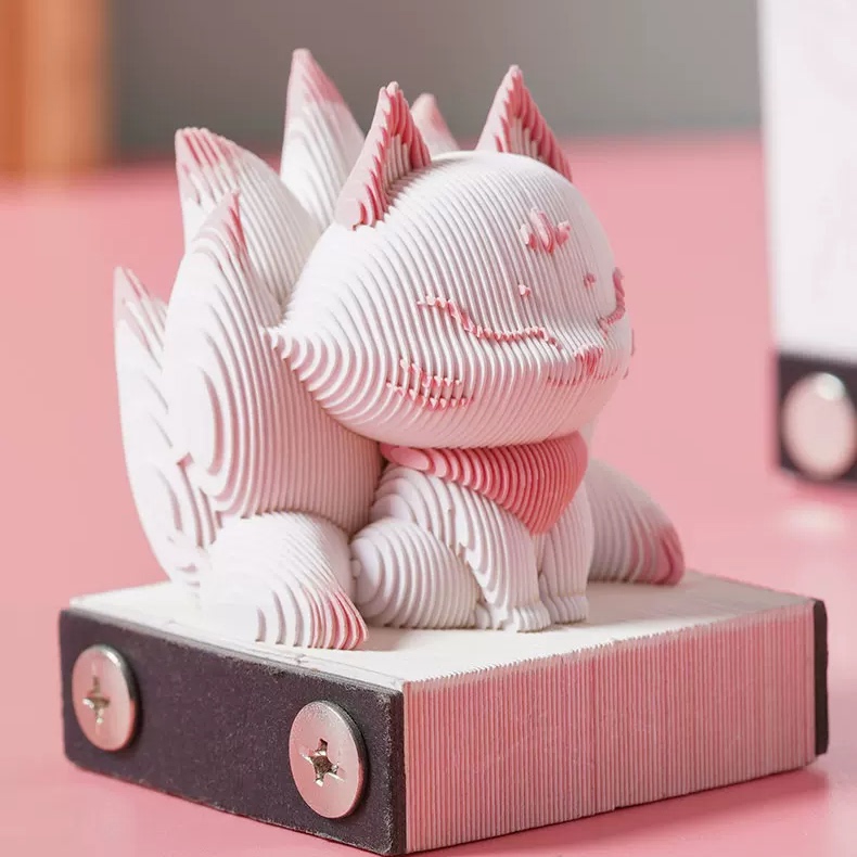 3D立体纸雕手撕便签本男女礼物