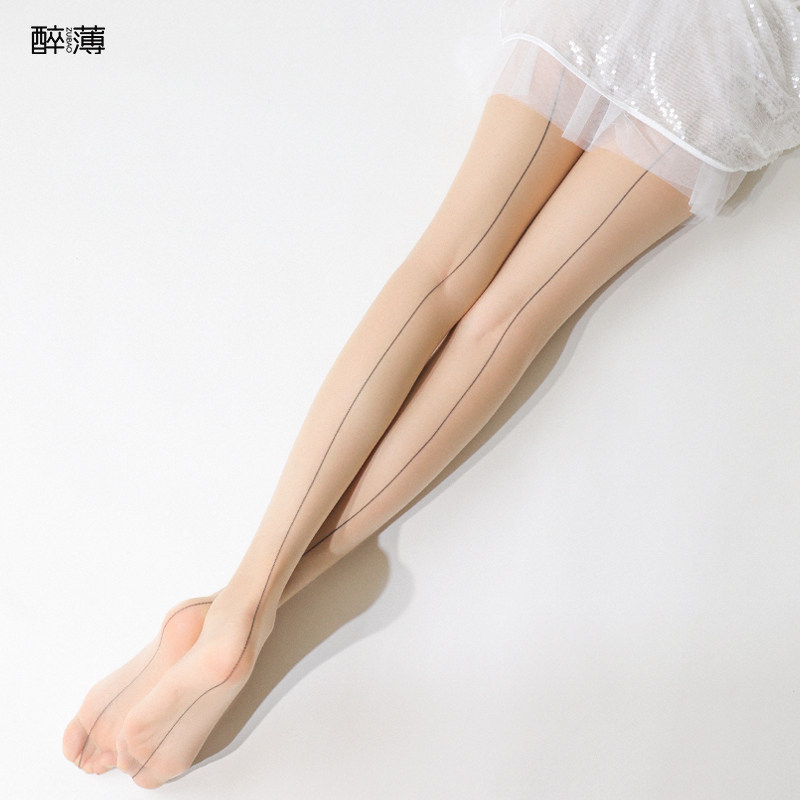 复古后竖线高透丝袜女夏季一线裆性感超薄黑丝高级竖线丝滑连裤袜,女士内衣/男士内衣/家居服,连裤袜/打底袜,淘宝优惠券,粉丝福利购,淘宝优惠卷