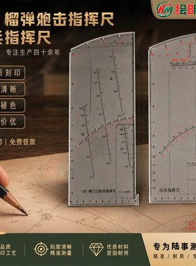 炮兵指挥尺指挥尺R-77诸元尺