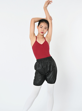 Badylepa暴汗服女舞蹈涂层芭蕾舞练功舞蹈生热身发汗桑拿三分裤