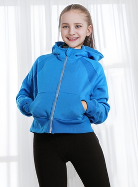 Badylepa舞蹈服秋冬加厚加绒保暖上衣外套芭蕾拉丁体操训练运动服