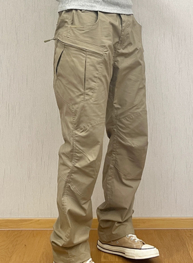 美式战术直筒工装裤 军鸟cargo3D剪裁多口袋户外透气耐磨长裤男