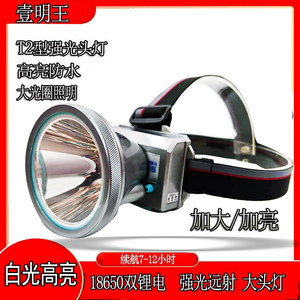 壹明王白光头戴灯强亮远射可冲电