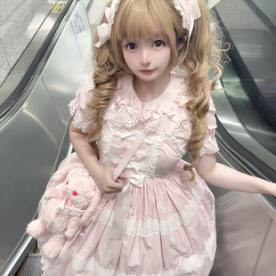 现货祝福莉莉丝古早lolita纯棉古早感jsk洛丽塔doll感原创连衣裙