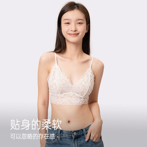 靴下物性感白色内衣文胸无钢圈
