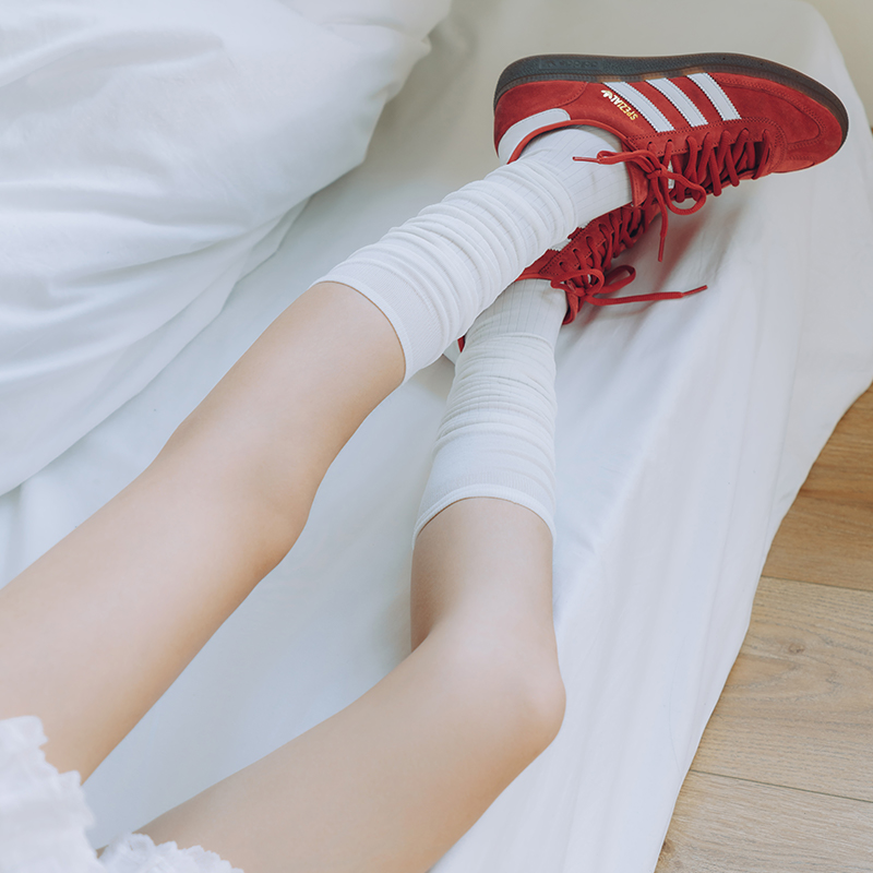 靴下物羊毛长筒袜子过膝袜女高筒大腿袜堆堆袜秋冬及膝袜2025新款