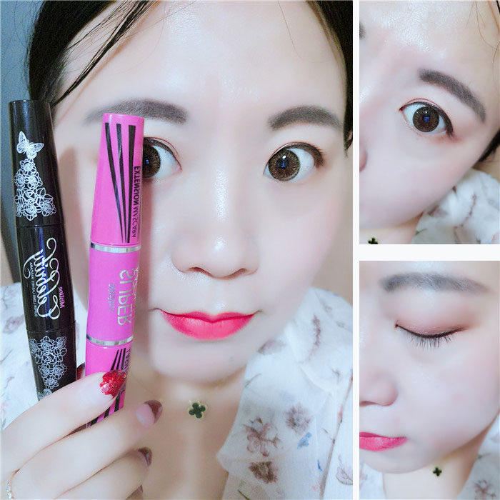 包邮泰国mistine睫毛膏4d浓密纤长防水加密不晕染卷翘