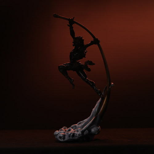 末那西游悟空铸铜雕像