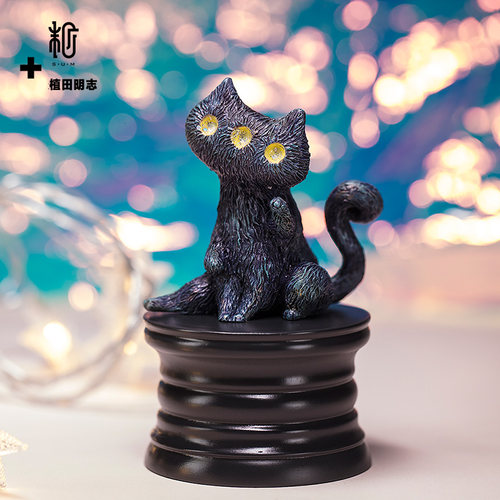 末那末匠植田明志幻夜猫艺术雕像