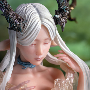 末那末匠丨老中医《 灵:鹿女》涂装版唯美东方神话艺术雕像