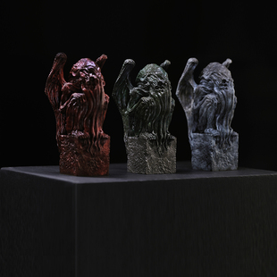 末那末匠丨米山启介《邪神像》克苏鲁铸铜铜像艺术雕像摆件