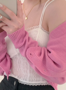 Sweet/Sexy 蕾丝花边小吊带 少女美背抹胸 修身打底背心内衣文胸