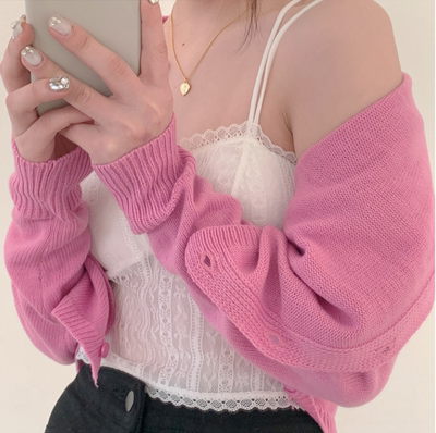 Sweet花边少女美背文胸小吊带