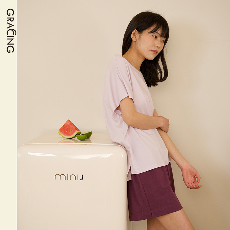 防蚊睡衣女款夏季2026新款凉感女士一体可外穿家居服
