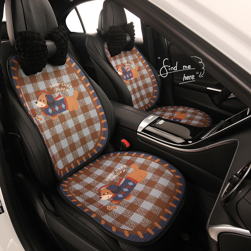 汽车坐垫四季通用冬季新款座垫可爱半包座椅套网红高级感单个座套,汽车用品/电子/清洗/改装,专车专用座套/座垫,淘宝优惠券,粉丝福利购,淘宝优惠卷