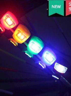 装儿闪童衡车灯青蛙彩灯在夜骑闪IEA灯装饰自行车平上的夜行光夜