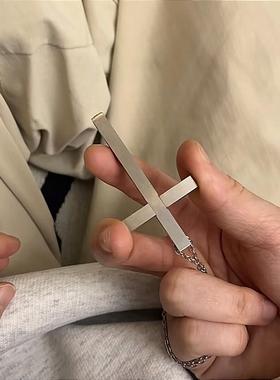 链防身项链十字缩伸项女生武器自XLB556卫防狼神架器手机取卡针水