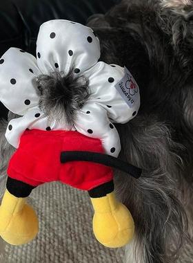 米奇屁发圈可狗尾狗巴装饰屁创意设爱计泰迪雪瑞纳小狗LEH尾巴小