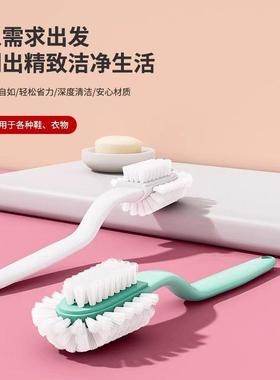 鞋刷子家用器功能刷五面多长柄专神用软清毛鞋刷洗鞋YHZ刷不伤鞋