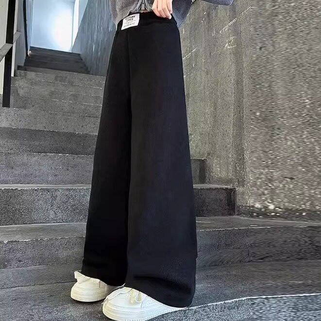 女童阔腿裤冬季新款初中大童女孩加厚直筒裤洋气儿童加绒休闲裤子,童装/婴儿装/亲子装,裤子,淘宝优惠券,粉丝福利购,淘宝优惠卷