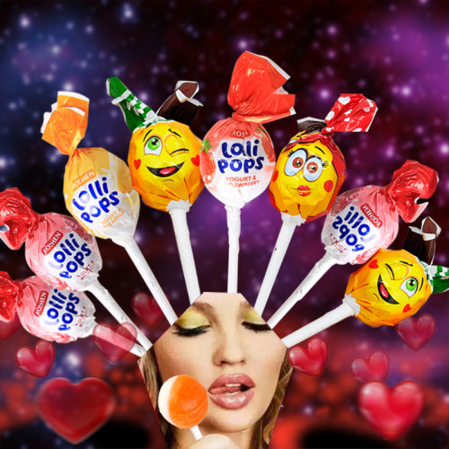 俄罗斯棒棒糖如胜牌多口味2000g