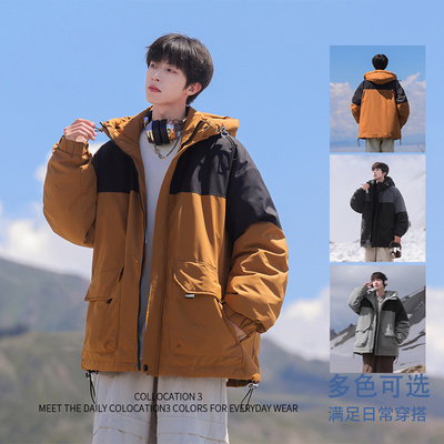 高端白鸭绒冬季羽绒服外套时尚