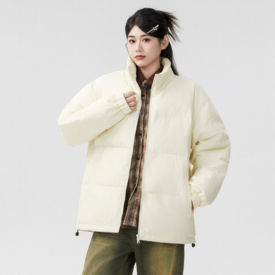 官网羽绒服男款立领宽松休闲情侣