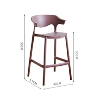 Сидя высокий 65 см кофейный цвет