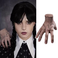 The Addams family's Wednesday same wig thing: Broken palm cosplay prop, anime Halloween personalized outfit thumbnail 2