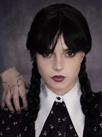 The Addams family's Wednesday same wig thing: Broken palm cosplay prop, anime Halloween personalized outfit thumbnail 4