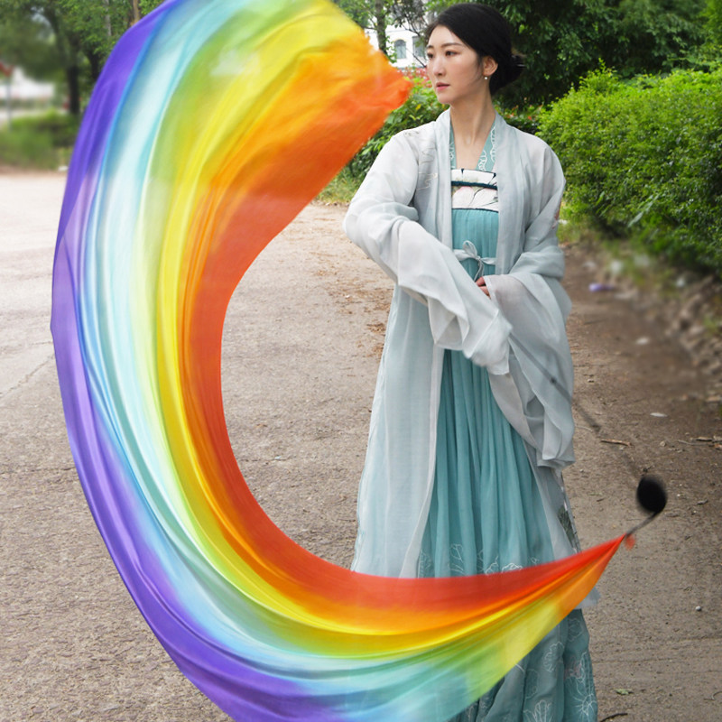 纱球运动会入场开幕式创意道具彩带舞肚皮舞纱巾开场舞蹈表演甩球