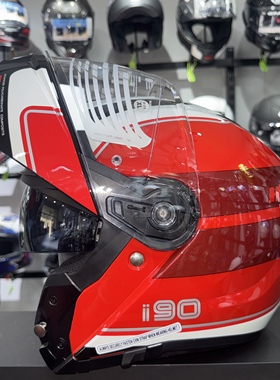 断码促韩国HJC摩托车头盔双镜片揭面头盔HJC I90带PINLOCK防雾贴