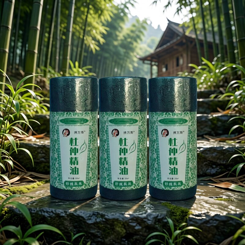 (3瓶装)湖南张家界印象特产杜仲精油正品土家杜仲精油博万斯精油