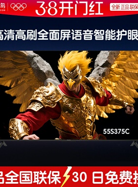 TCL雷鸟鹏6全面屏防抖语音智能4K高清电视FFALCON/雷鸟 55S375C