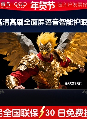 TCL雷鸟鹏6全面屏防抖语音智能4K高清电视FFALCON/雷鸟 55S375C