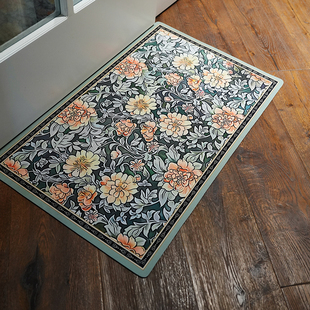 美式 硅藻泥吸水垫 花藤款