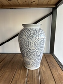 出口美国陶瓷花瓶青花瓷可水培陶瓷摆件客厅花瓶陶瓷饰品摆件陶瓷