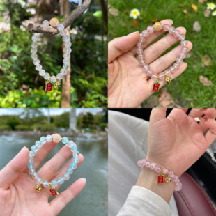 厦门南普陀 樱花琉璃 叠戴百搭 不同批次配件略有不同随机发