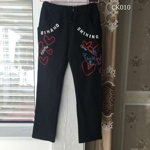 中腰休闲rough长裤春秋绣休闲